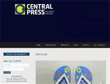 Tablet Screenshot of centralpressdigital.com